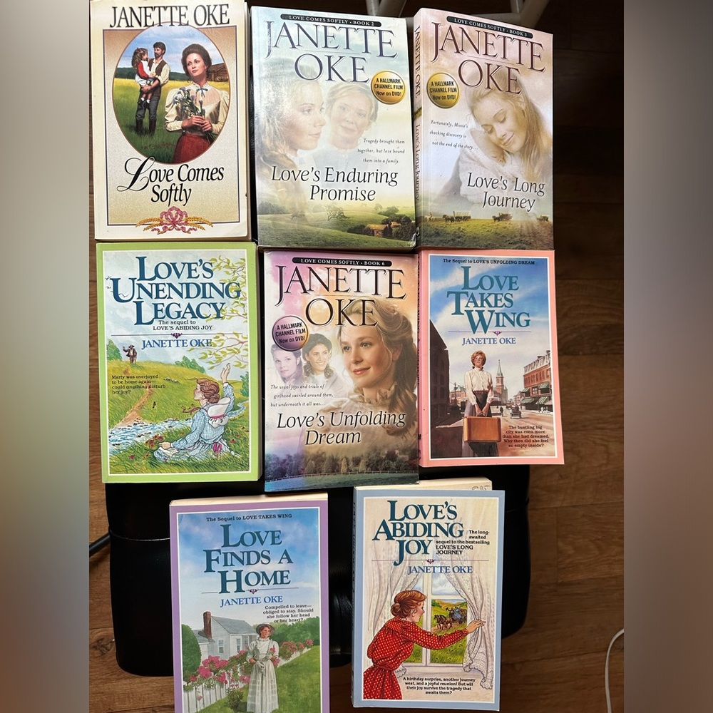 Love Comes Softly COMPLETE BOOK SERIES by Janette Oke. Set of 8 books